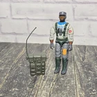 READ Stretcher V1 G.I. Joe 1990 Hasbro Vintage 3.75" Action Figure Incomplete