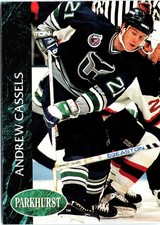 Andrew Cassels 1992-93 Parkhurst #298 Hartford Whalers