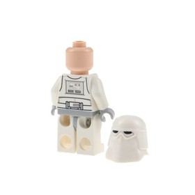 1x Lego Minifigure Star Wars Episode 4/5/6 Snowtrooper White Helmet 75054 sw0568