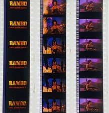 35mm Film Cells From Sylvester Stallone's 1985 film - Rambo First Blood Part 2