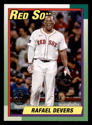 2025 Topps 1990 Topps Baseball The Real One #T90-90 Rafael Devers