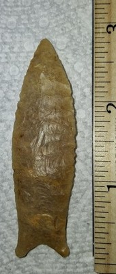 Paleo Spear Point Arrowhead Projectile Indian Artifact