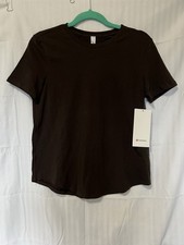 NWT Lululemon Love Crew Neck T-Shirt Size 4 Espresso