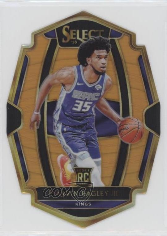 2018 Panini Select Premier Level Orange Prizm 12/65 Marvin Bagley III #112 hs9