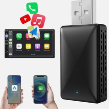 Carplay Android Auto Wireless Adapter Smart AI Box Car OEM Wired To Wireless