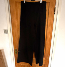 mama. Women’s Maternity Black Dress Pants Trousers Button Closure Size M