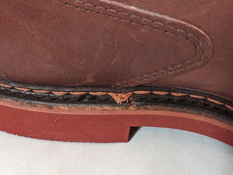 Vintage LL Bean Cursive Script Leather Chukka Ank… - image 11