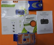 NEVER USED Vivitar Make a Splash WATERPROOF Underwater Digital Camera Cam V26693