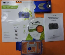NEVER USED Vivitar Make a Splash WATERPROOF Underwater Digital Camera Cam V26693