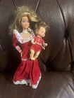 1986 Mattel The Heart Family-Kiss & Cuddle Mom Doll Outfit And Baby