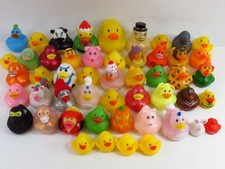 50 Rubber Duck Ducky HUGE BULK LOT, Huge Variety Mostly Small Plastic, For Jeep