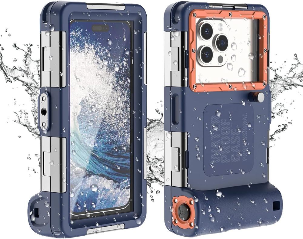 Wasserdichte Handyhülle für iPhone 14 13 12 Pro Unterwasser Schnorcheln Tauchen
