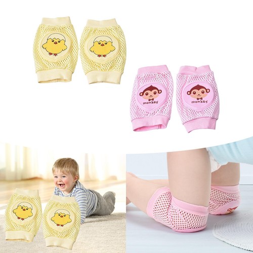 2 Paires de Genouillères Rampantes pour Bébé de Dessin Animé