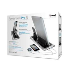 iSound Power View Pro S Charge and View Dock for Apple Products 2.1 AMP Dual