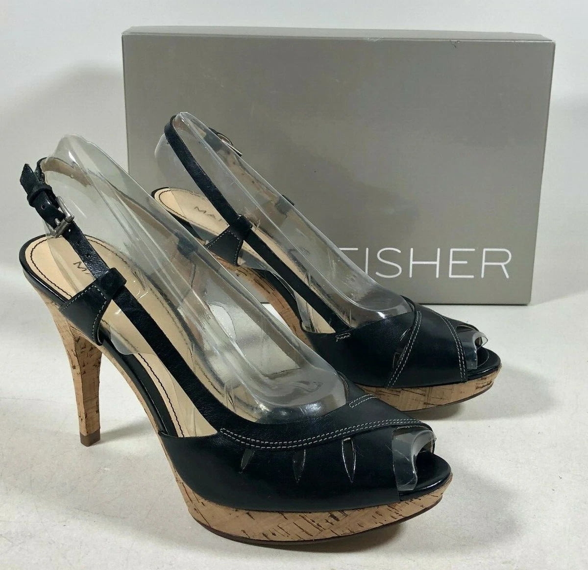 Marc fisher open store toe heels