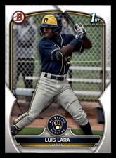 2023 Bowman #BP-100 Luis Lara Prospects Milwaukee Brewers