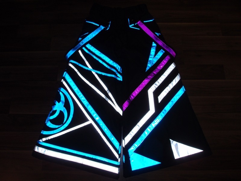 Heatwave phat pants rave gear reflective dance wear hardstyle