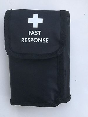 SCHWARZE SCHNELLE REAKTION GELDBÖRSE SET MIT GÜRTELSCHLAUFE - ERSTHELFER, SICHERHEIT, SANITÄTER