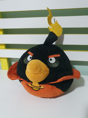 ANGRY BIRDS FIREBOMB ANGRY BIRDS IN SPACE TOY GAME SOFT TOY PLUSH TOY 21CM TALL