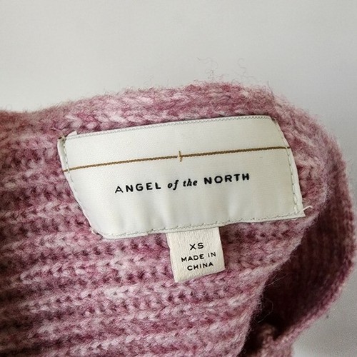 Angel of the North Pink Knot Back Sweater XS Wool Blend Anthropologie - Picture 6 of 7