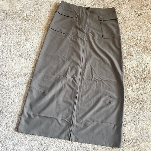 Patagonia Vintage Maxi Long Skirt Hiking Outdoors Active Olive Army Green: 10