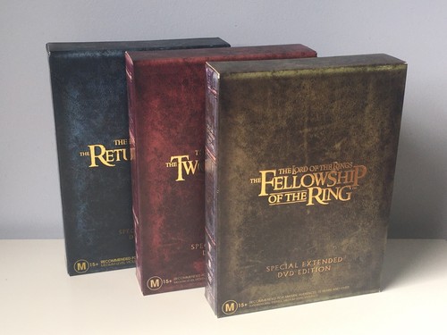 THE LORD OF THE RINGS DVD Trilogy SPECIAL EXTENDED EDITION Box Set - Exc. Cond.