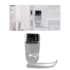 3398 silver Metal Model Biometric Fingerprint Pin Door Lock Access control