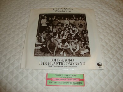 John Lennon & Yoko Ono Happy Xmas Green vinyl jukebox 7''