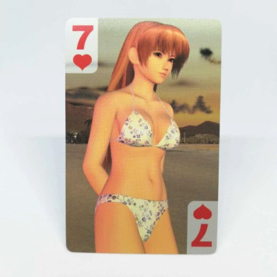7 Herz KASUMI DEAD OR ALIVE Extreme Beachvolleyball Spielkarten KOEI TECMO