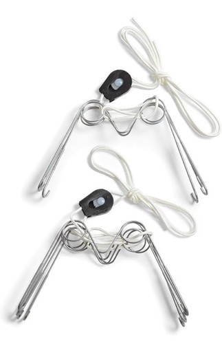 2 Pack Adjustable Plate Hanger for Plates, Platters, Bowls, Tiles, Art, & Ova... - 第 1/4 張圖片