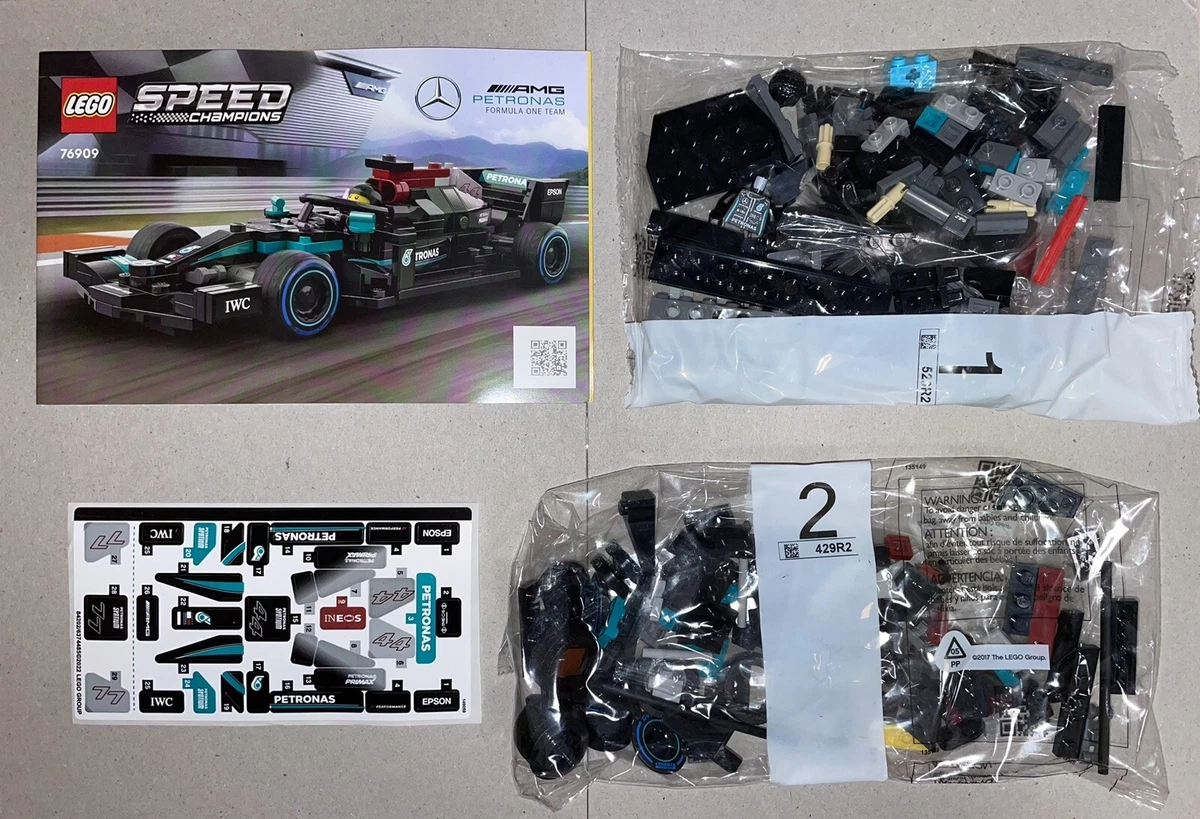 LEGO Speed Champions Mercedes AMG F1 W12 E Performance Car Set 76909 New  ONLY