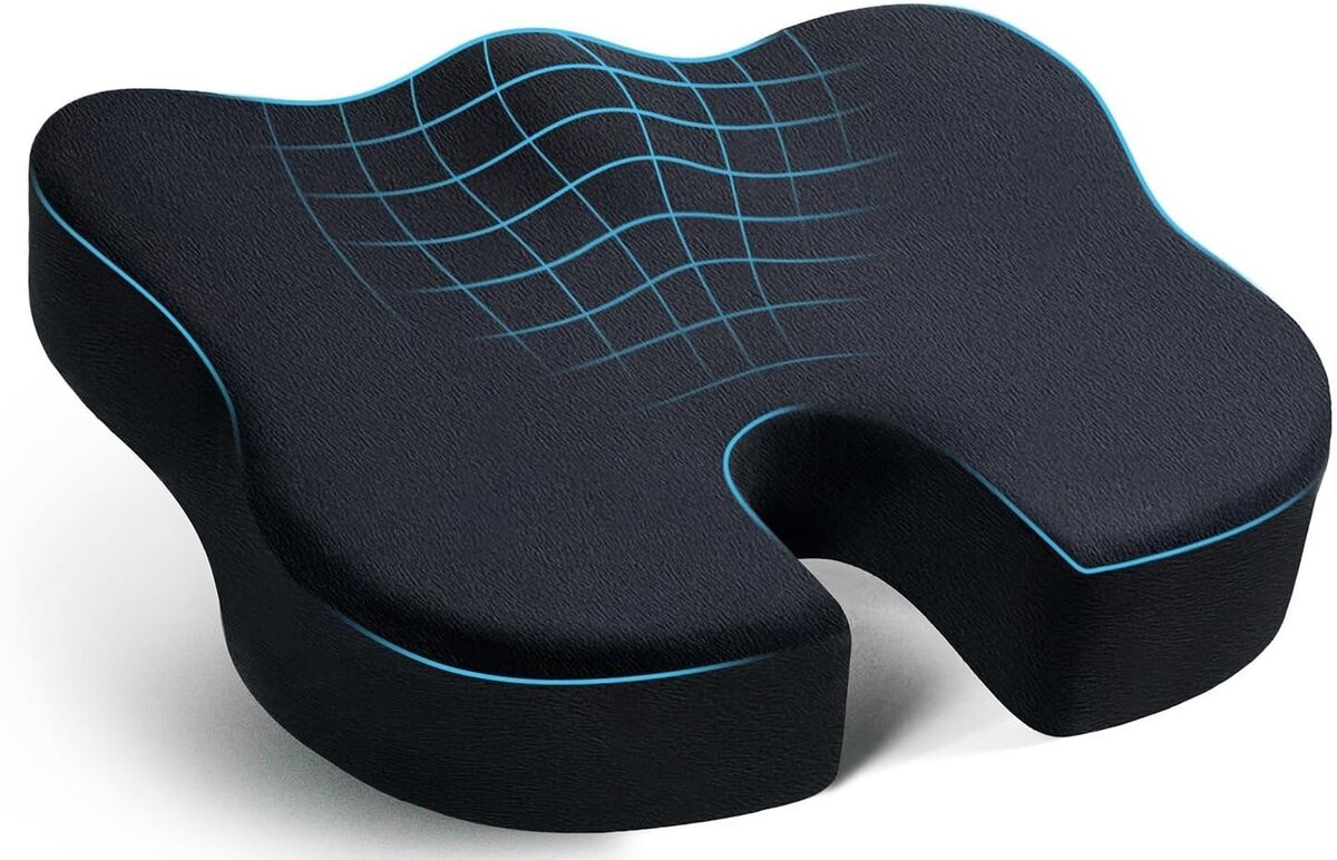 Cushion Lab + Patented Pressure Relief Seat Cushion For Long