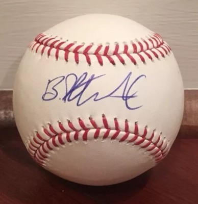 Blake Rutherford Signing Blake Rutherford Autographed Signed Rawlings MLB Baseball Chicago White ...
