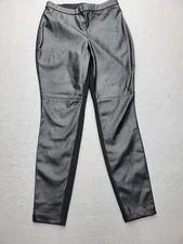 H By Halston Women Pants 6 Black Legging Polyurethane Mid Rise A294046 Skinny