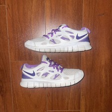 Nike Free Run 2 gs  preowned size 4y 443742-100 Fast Shipping