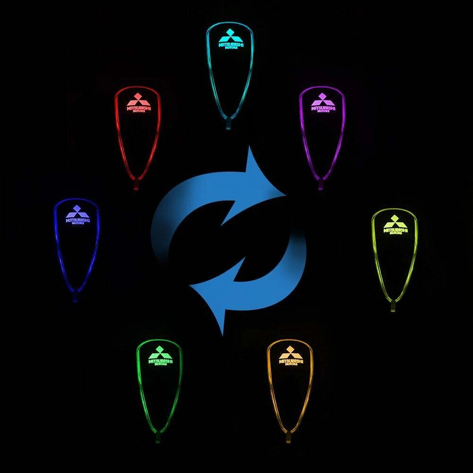 Brand New Mitsubishi Universal Auto Gear Shift Knob LED Light Multi Color Touch - Image 2 of 4