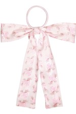 Goody X LoveShackFancy Blue Ruffle Bow Elastic Hair Tie - Rose Beaux Goody x LoveShackFancy Ruffle Bow Hair Clip - Rosa Beaux  main image 3
