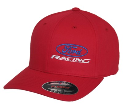 Ford Racing hat cap fitted flexfit curved bill S/M L/XL XL/XXL