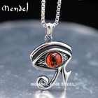MENDEL Mens Womens Egyptian Egypt Style Evil Eye of Horus Ra Pendant Necklace