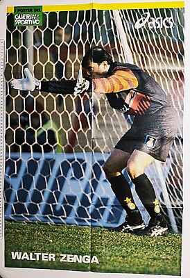 MAXI POSTER WALTER ZENGA INTER ASICS GUERIN SPORTIVO ORIGINAL
