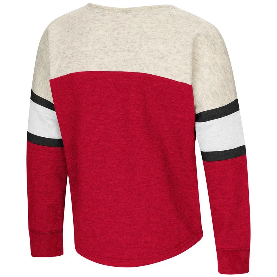 Louisville Cardinals Girls Sweatshirt Oversized Pullover - Image 2 of 4