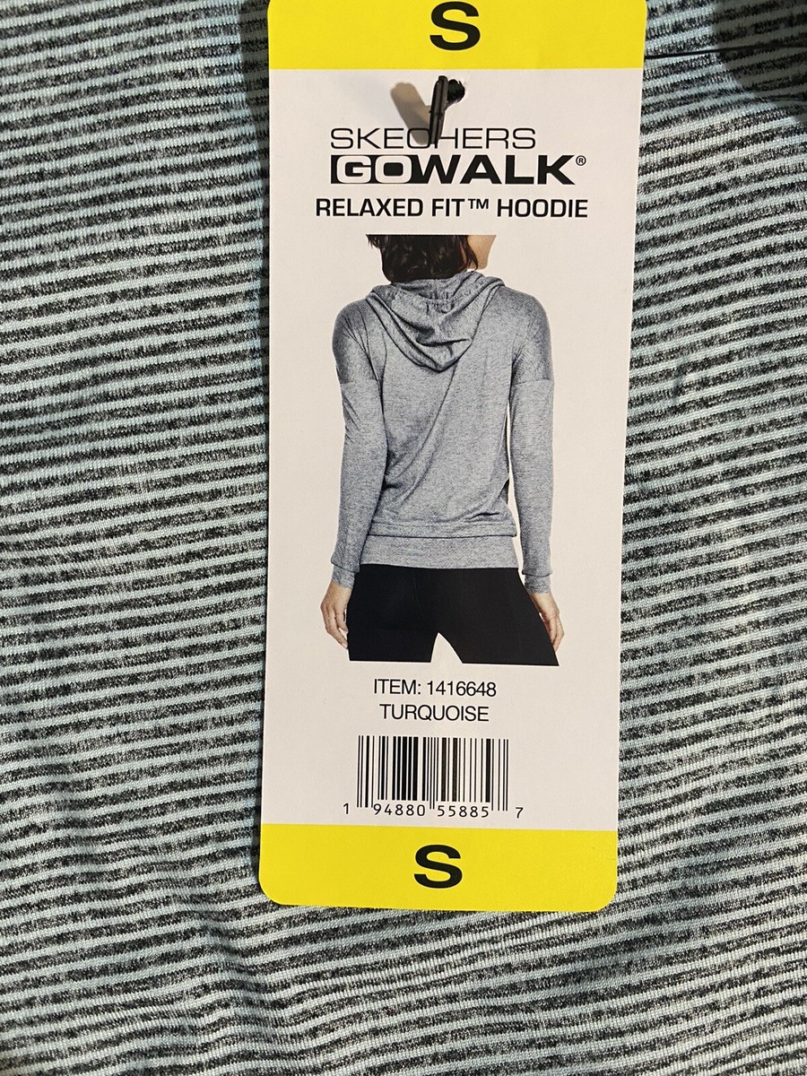 👚Skechers Hoodie Pullover Soft Drawcord Skech-Knit Lightweight 2J