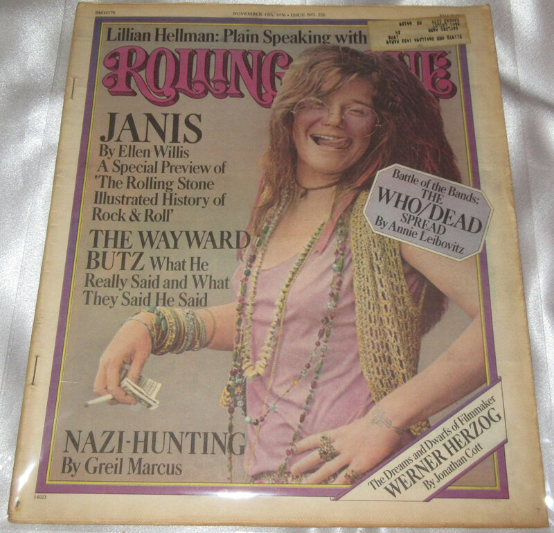 Rolling Stone Magazine November 18 1976 No. 226 Janis Joplin | eBay