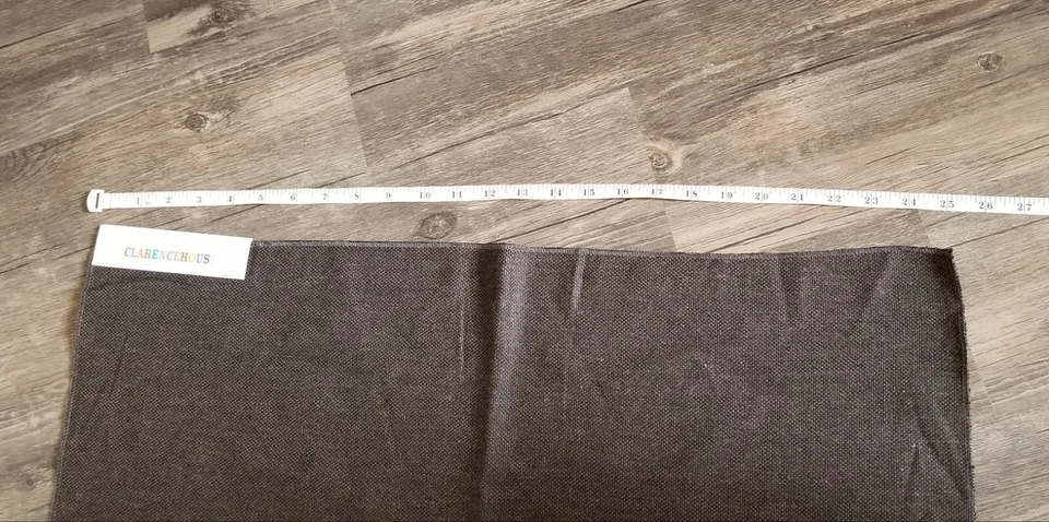 Clarence House Fabric Remnant Swatch Vettore Brown Linen Wool Nylon Craft Sewing - Image 2 of 4