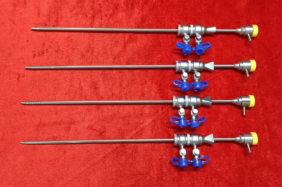4pc-Hysteroscopy Diagnostic Sheath 2.9mm Double Channel Best Quality Reusable