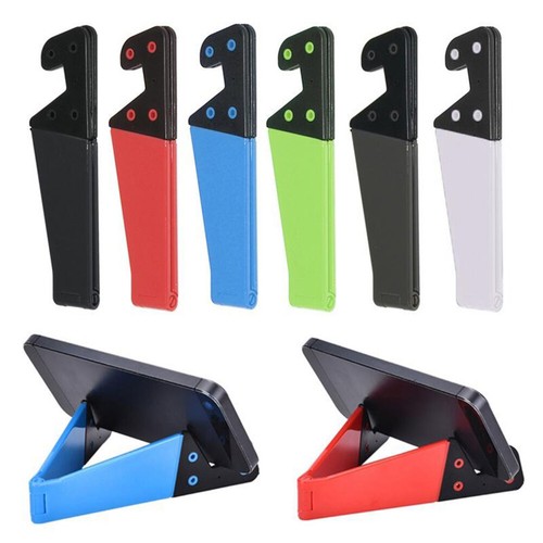 Adjustable Phone Holder Stand Folding Foldable Thin Cradle for Samsung iPhone - Picture 11 of 19
