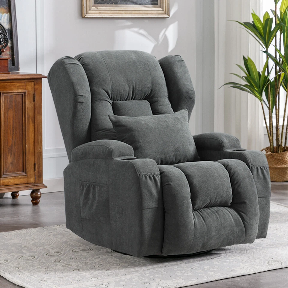 Вращающееся кресло-кровать диван откидывающееся кресло кресло качалка кресло-качалка для гостиной - Изображение 4 из 4