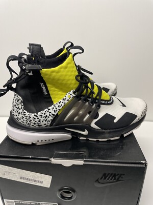 Size 10 - Nike Acronym x Air Presto Mid Dynamic Yellow