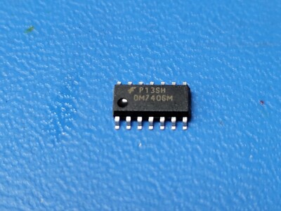 (10 PCS) DM7406M FSC/NSC Inverter IC 6 Channel Open Collector 14-SOIC