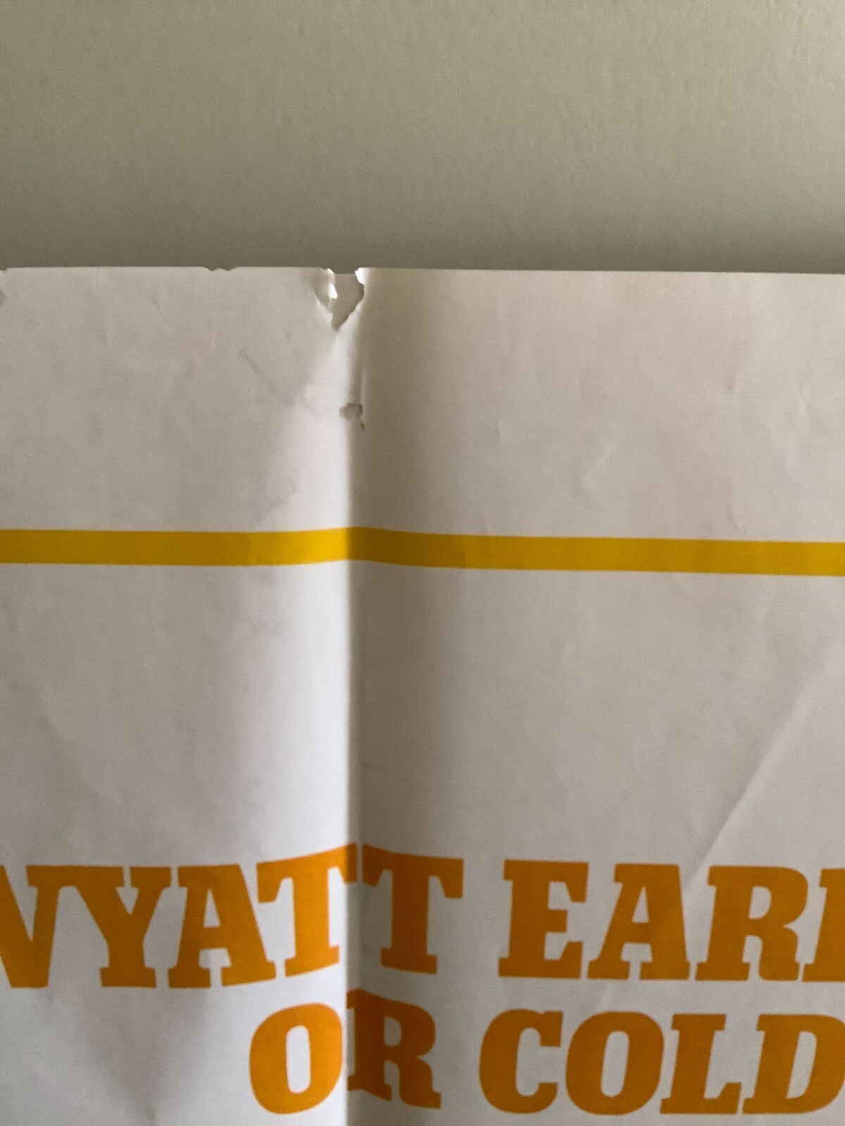 HOUR OF THE GUN Original Movie Poster James Garner Wyatt Earp Western